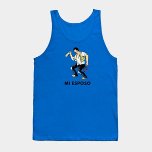 Mi Esposo El Borracho Parody Loteria Card  Loteria Mexicana Tank Top